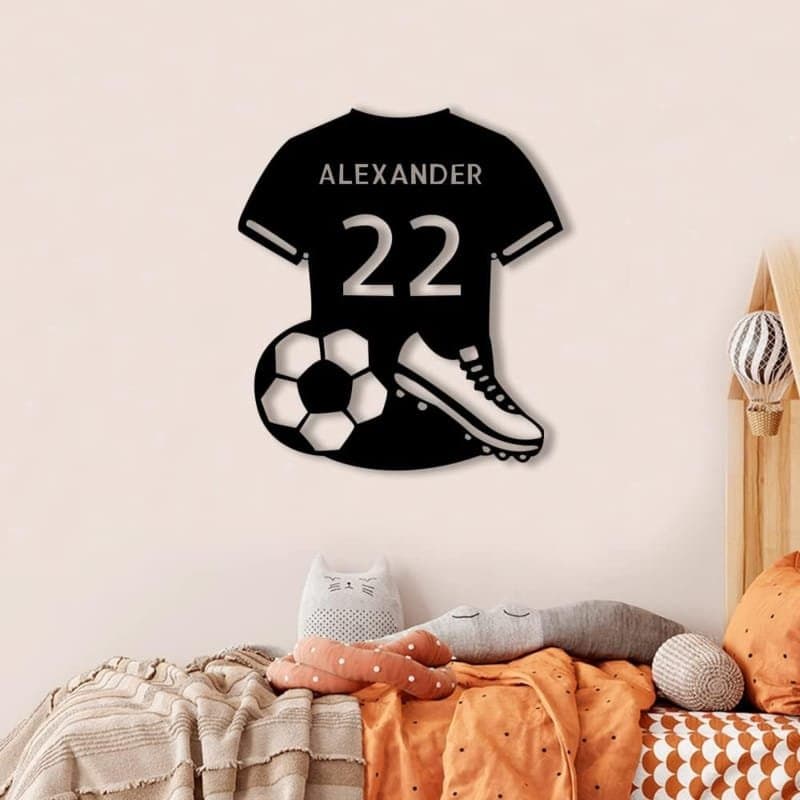 Personalized Athletic Team Sports Jersey Wall Plaque